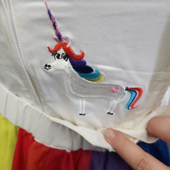 Disney x The Dress Shop Inside Out Romper with Detachable Rainbow Skirt - Picture 2 of 2